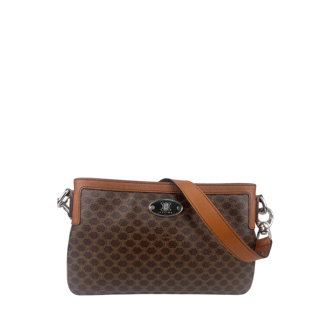 Celine Vintage Ava Zipper Shoulder Bag