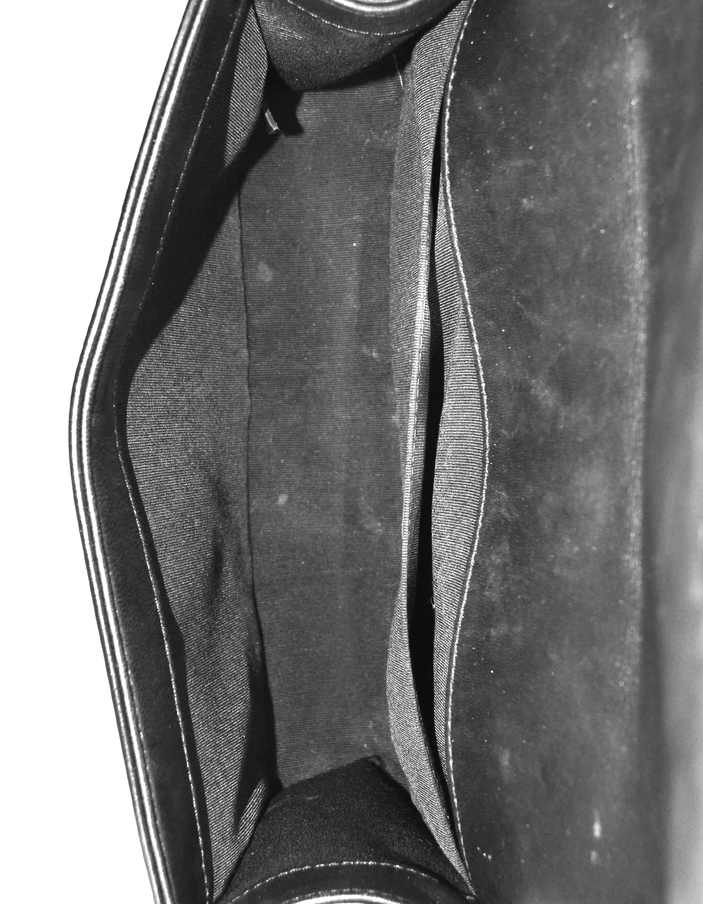 Chanel 2016-2017 Black Glazed Calfskin Quilted Leather Medium Boy Bag