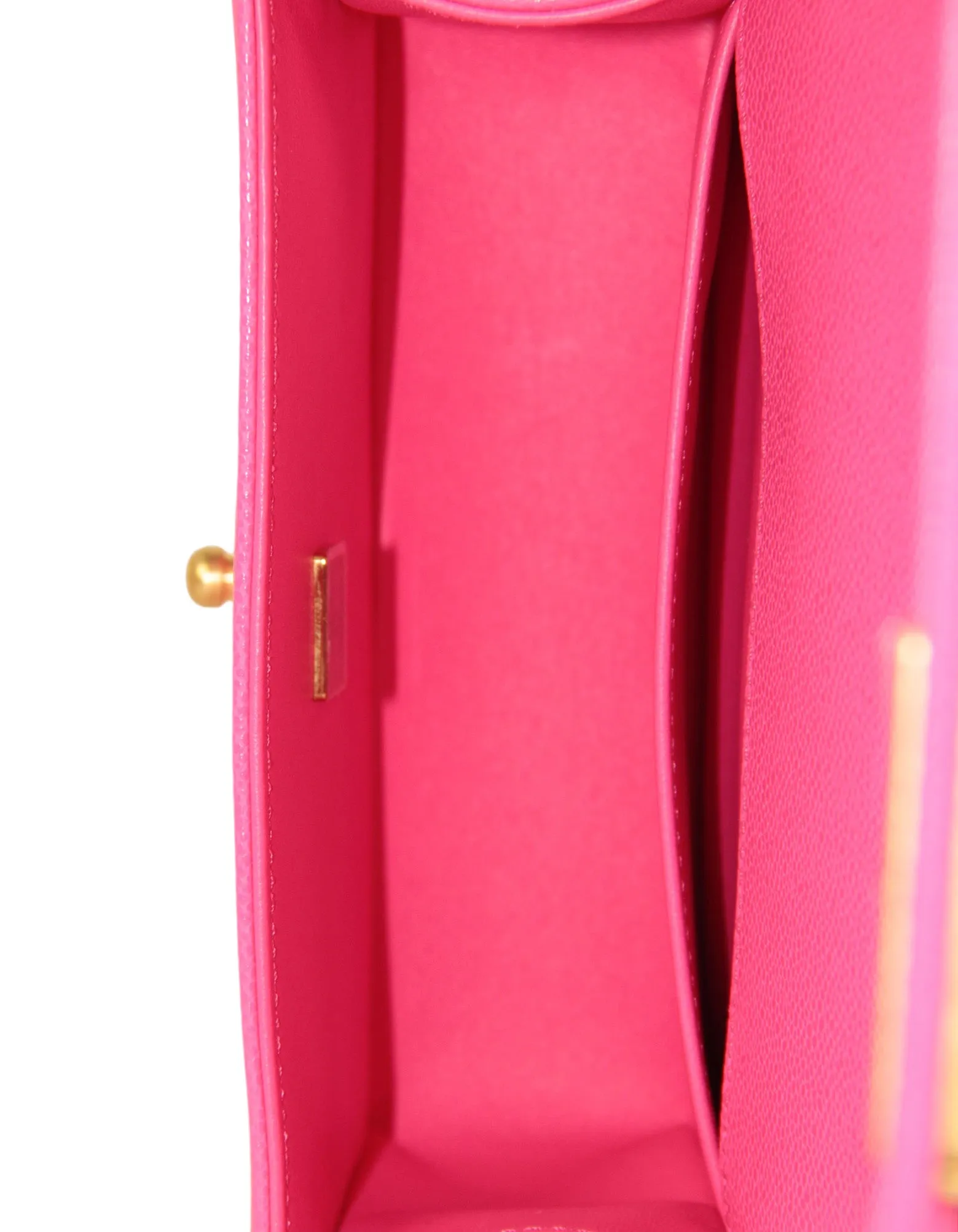Chanel '24 Neon Pink Caviar Leather Small Boy