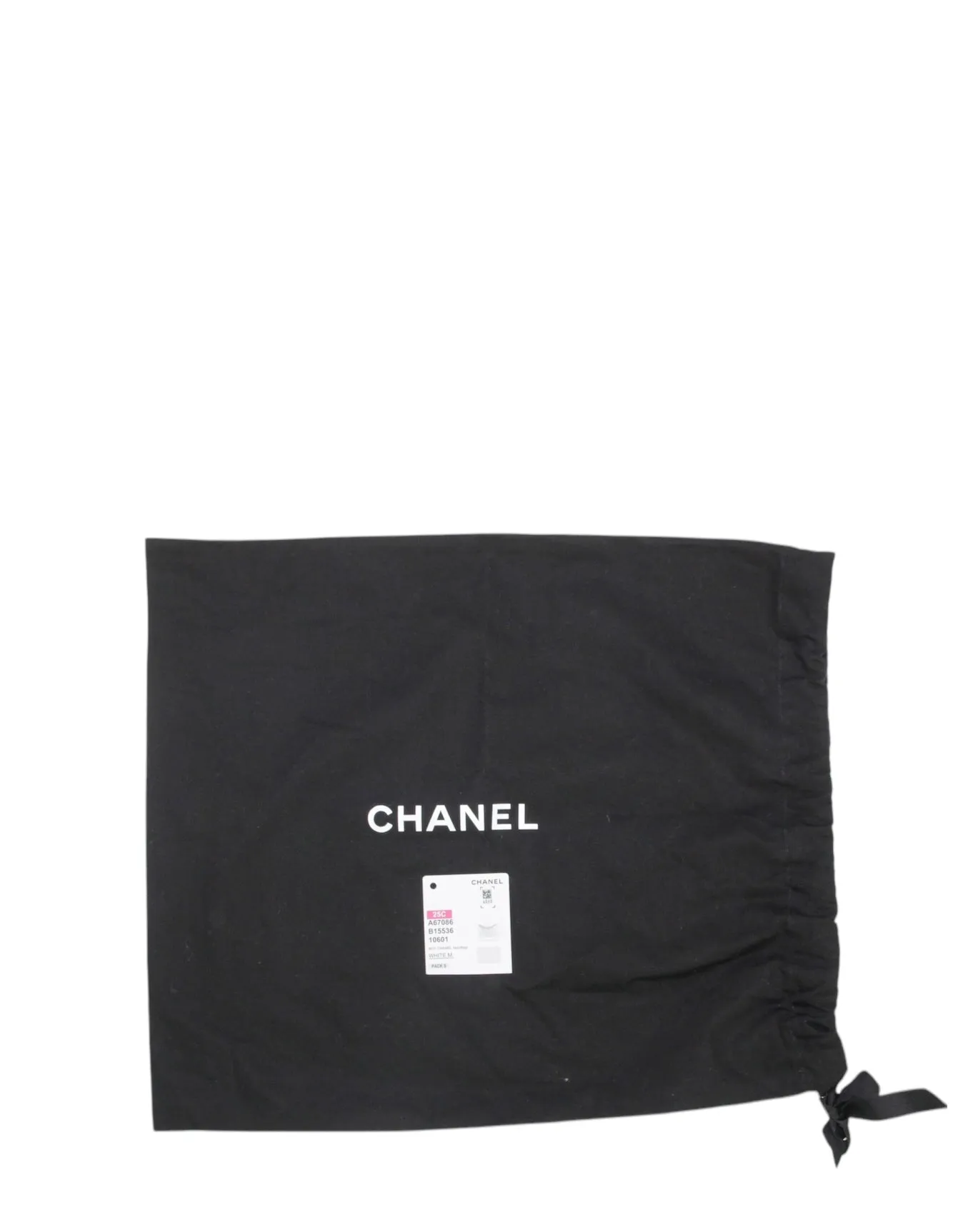 Chanel 25C NEW White Caviar Medium Boy Bag