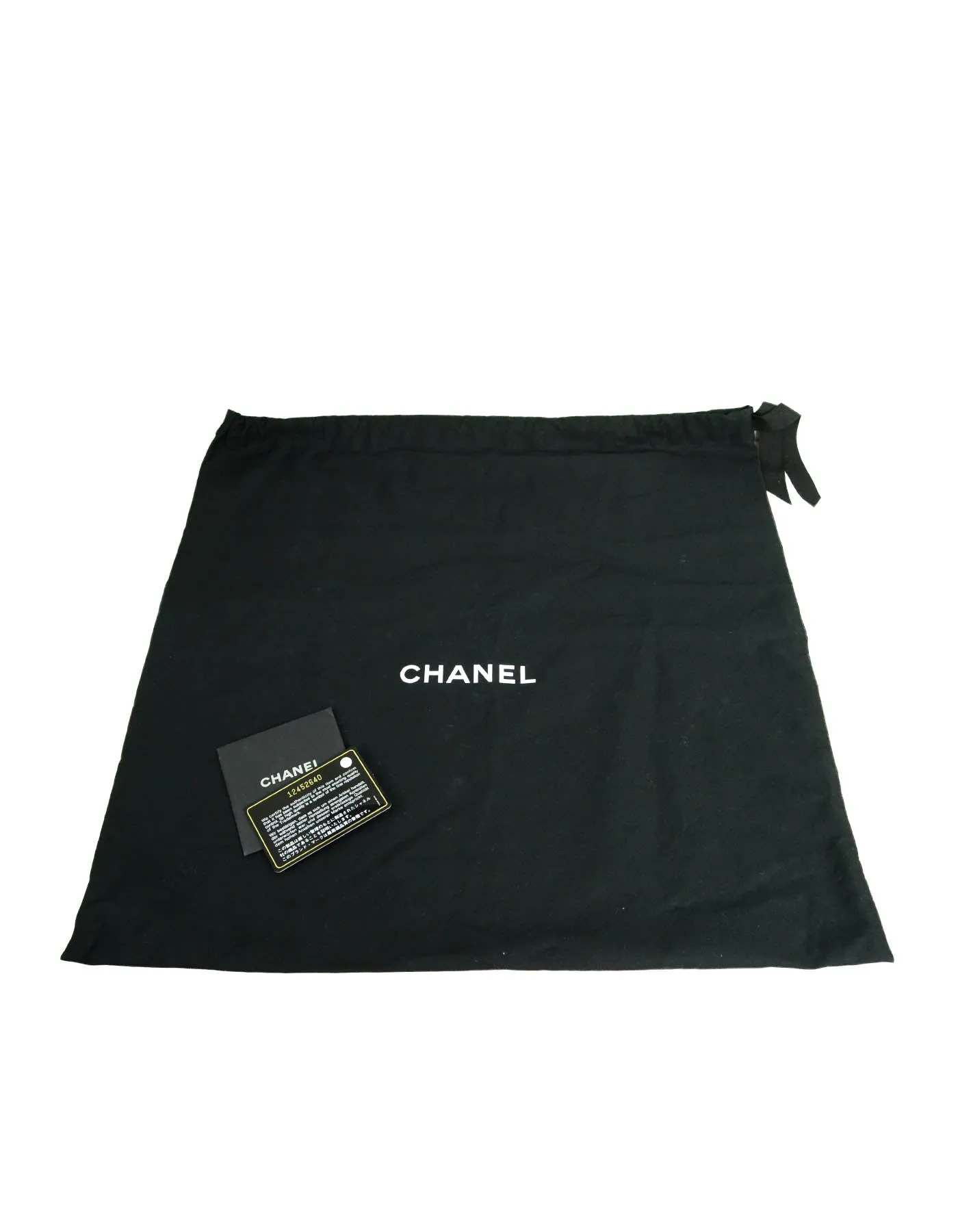 Chanel Black Python CC Accordion Large Chain Tote Bag