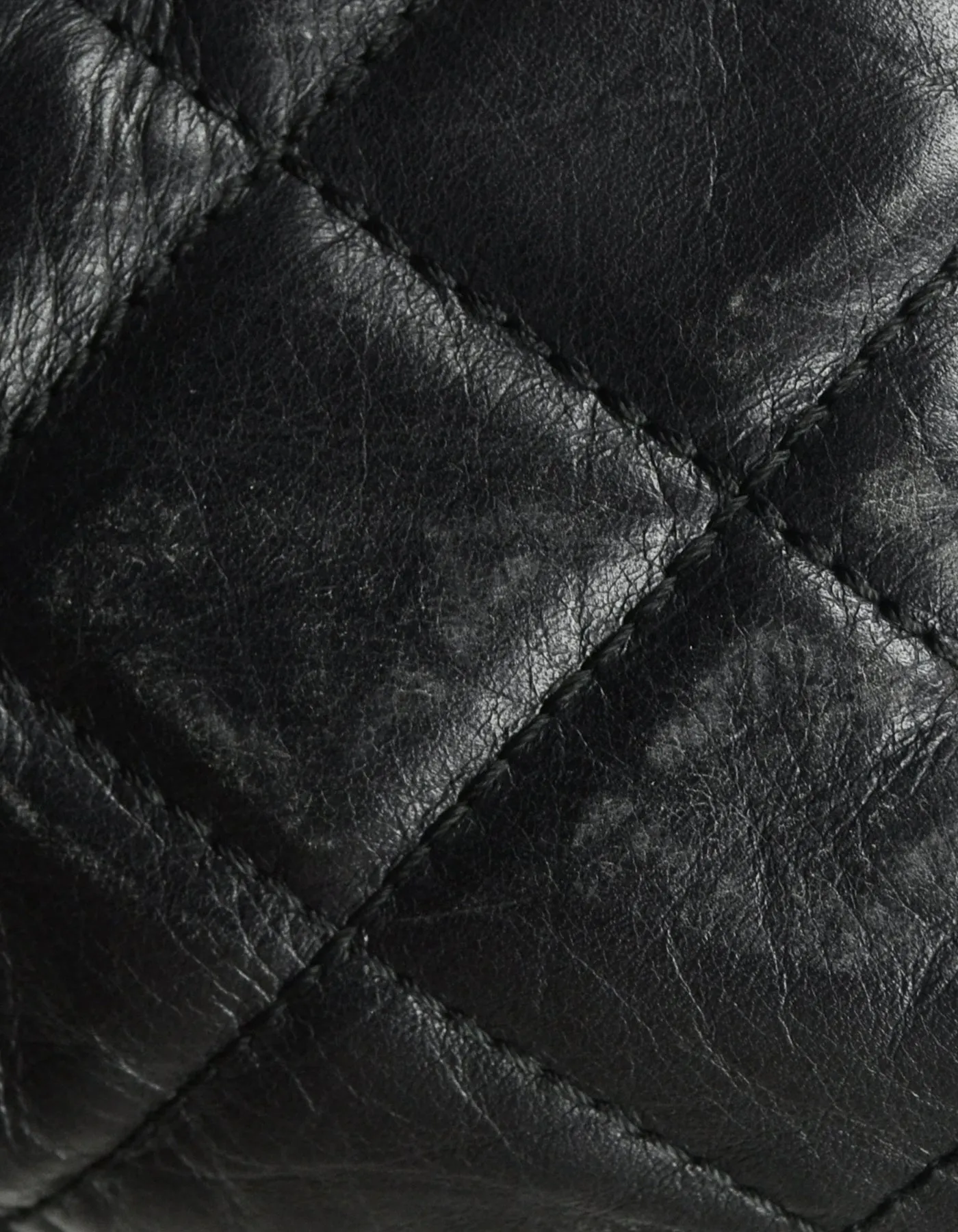Chanel Leather Black Calfskin Leather CC Cambon Tote Bag
