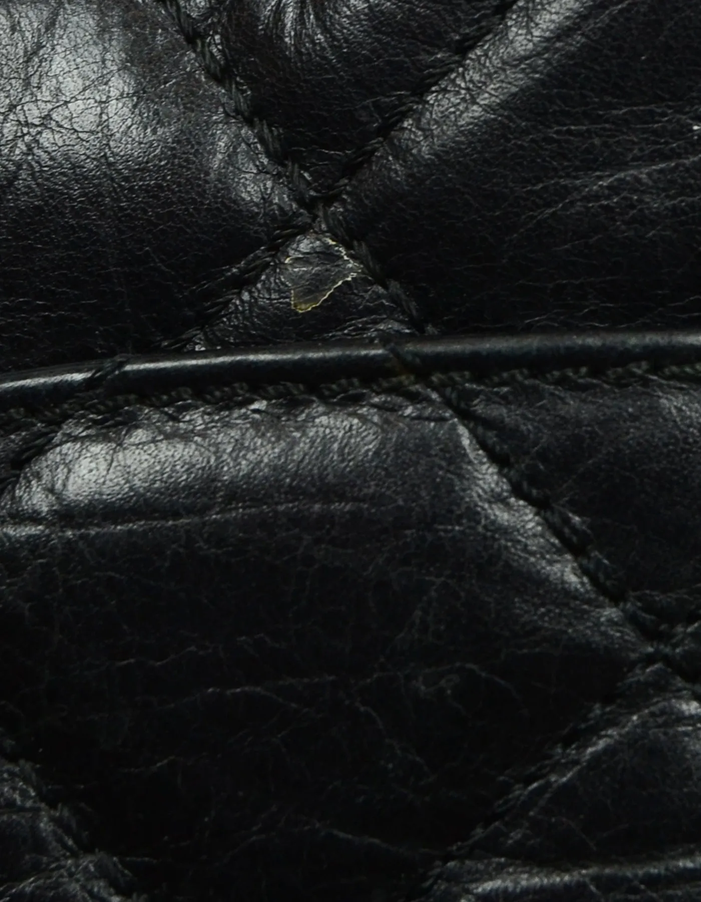 Chanel Leather Black Calfskin Leather CC Cambon Tote Bag