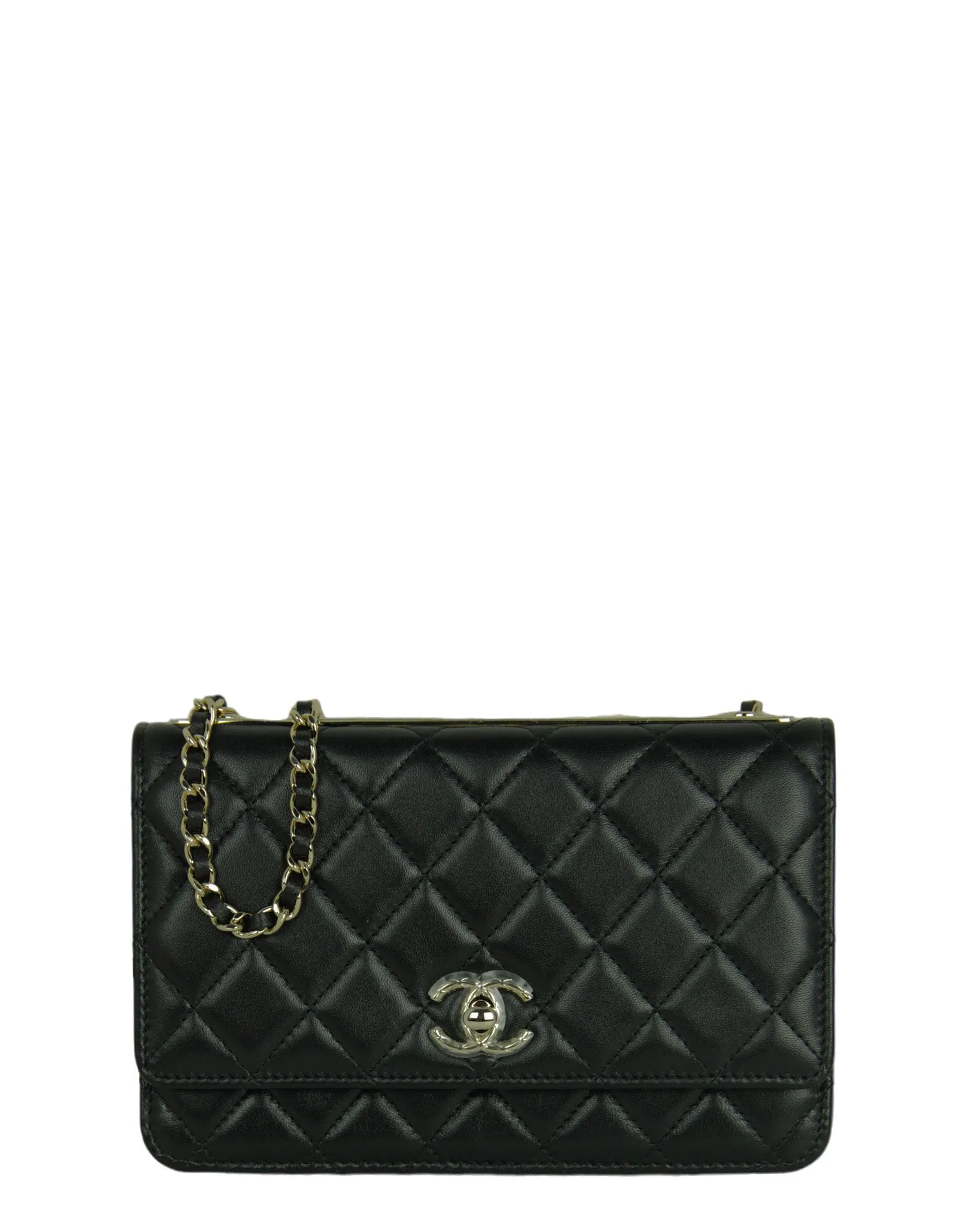 Chanel NEW 2023 Black Quilted Trendy CC WOC