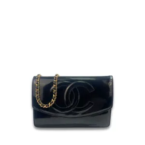 Chanel Patent Wallet on Chain