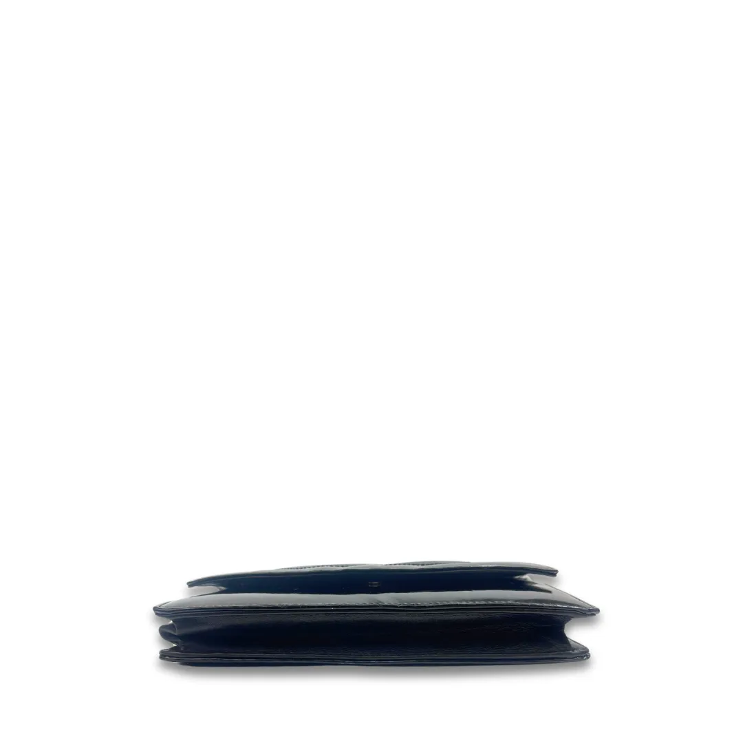 Chanel Patent Wallet on Chain