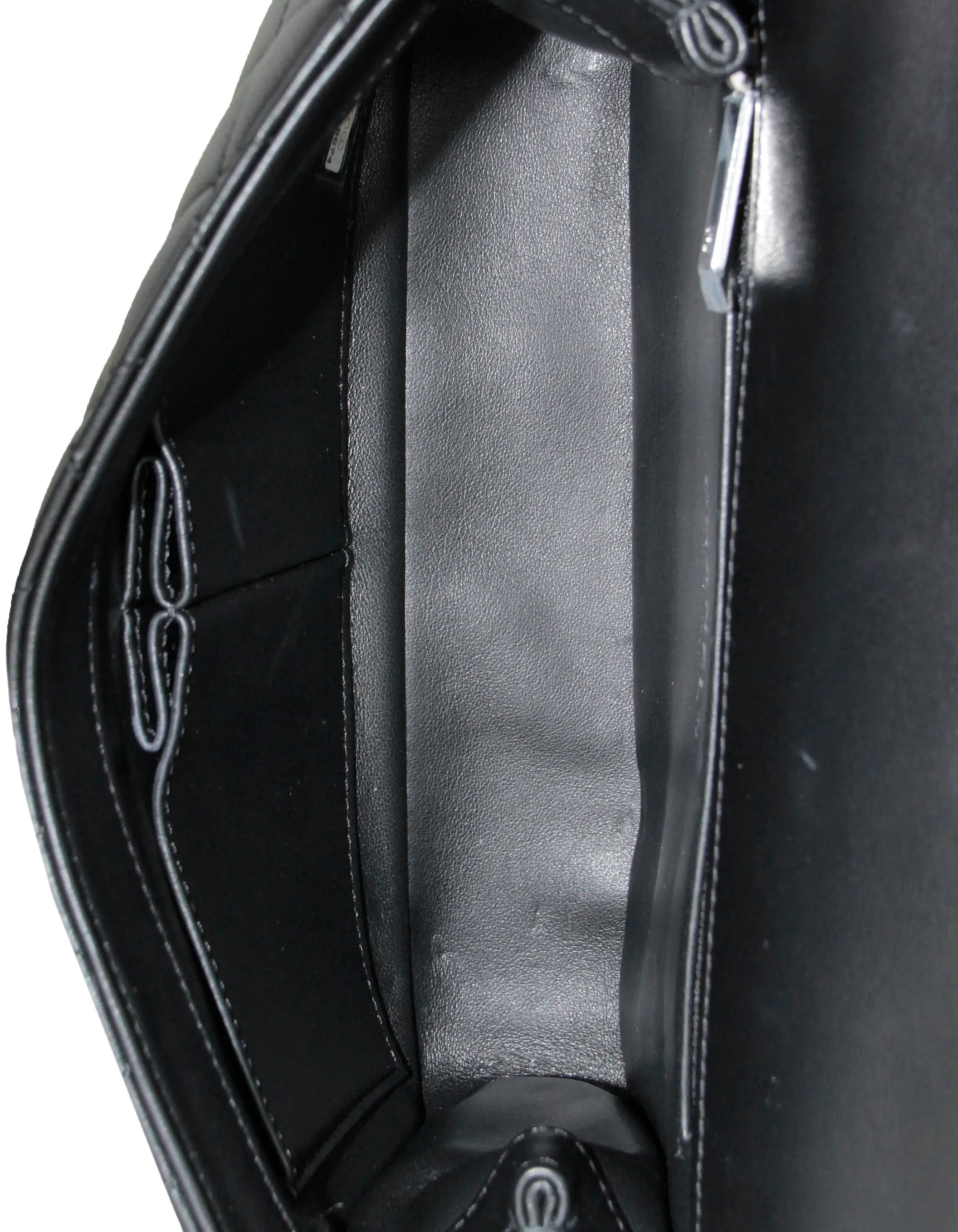 Chanel SO BLACK CC Small Filigree Flap Crossbody Bag