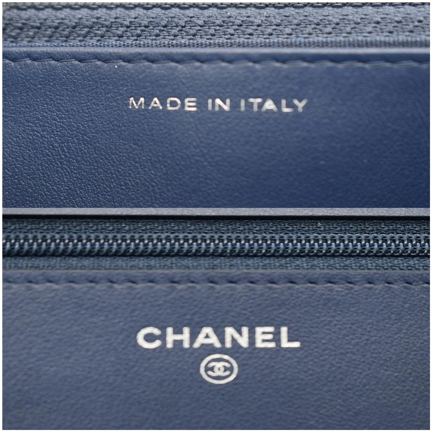 CHANEL Tassel Patchwork Leather Wallet On Chain Multicolor