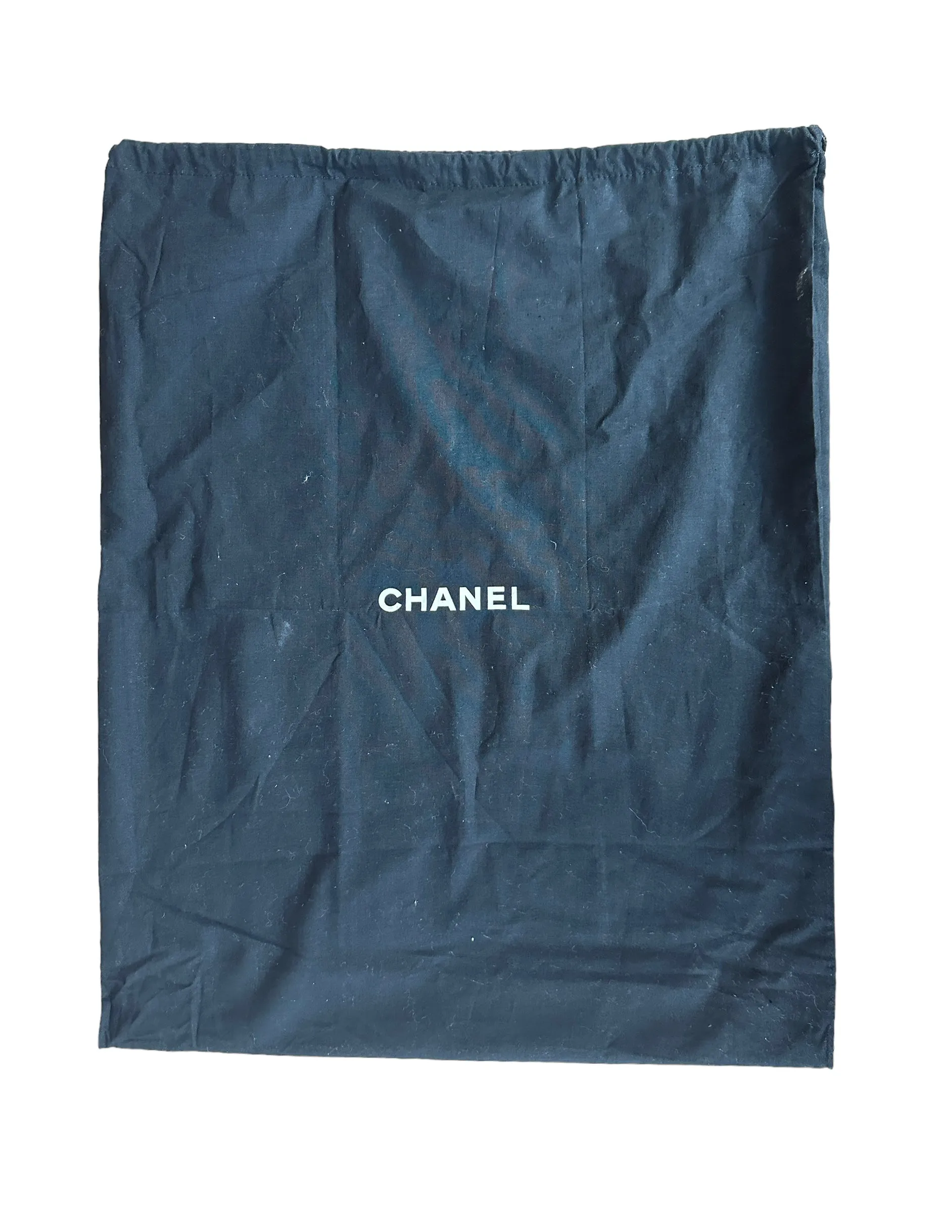 Chanel Vintage 1990s Black Lambskin Leather XL Jumbo Flap Bag