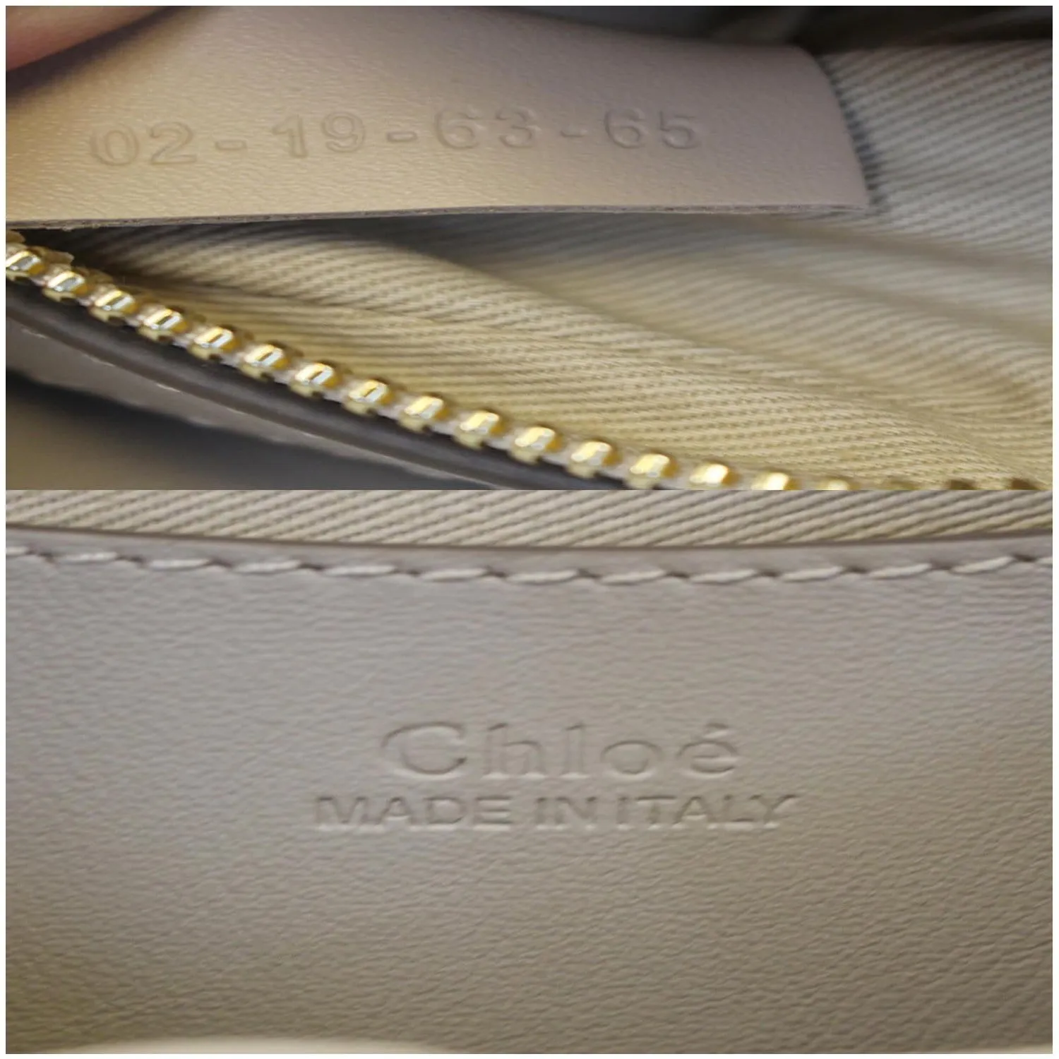 CHLOE Embroidered Little Horses Leather Belt Bum Bag Pastel Grey - Last Call