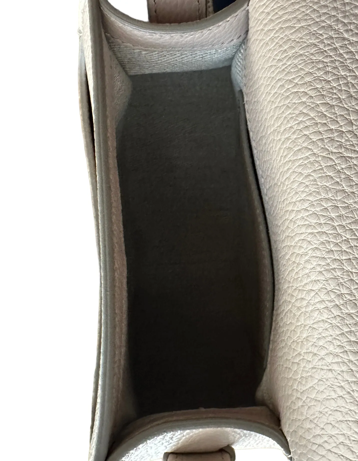 Chloe Nomad Beige Leather Small Marcie Saddle Crossbody Bag