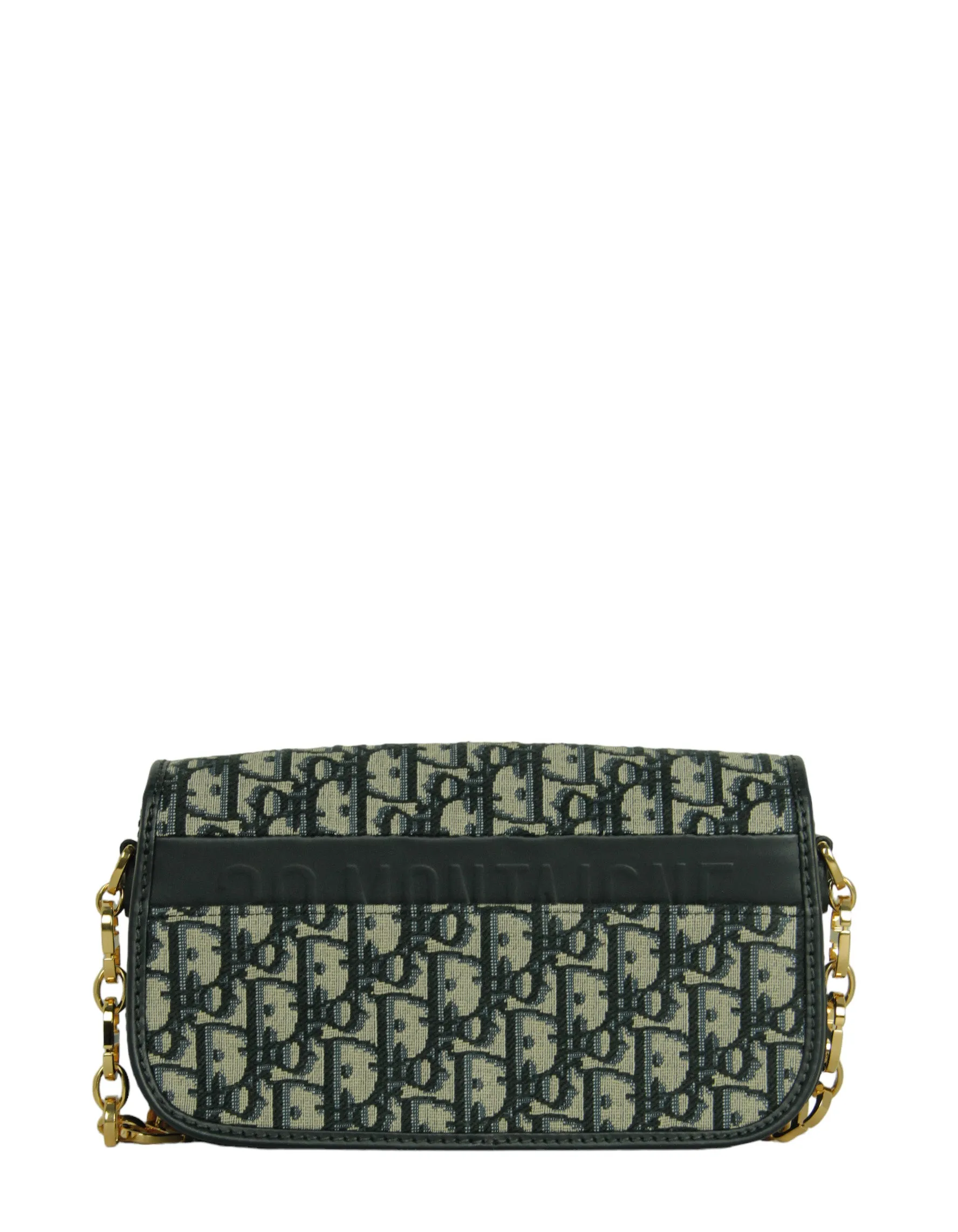 Christian Dior Blue Oblique Jacquard Monogram 30 Montaigne Avenue Bag