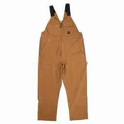 CL763716-XL Tough Duck Bib Overall w/Zip Unlined