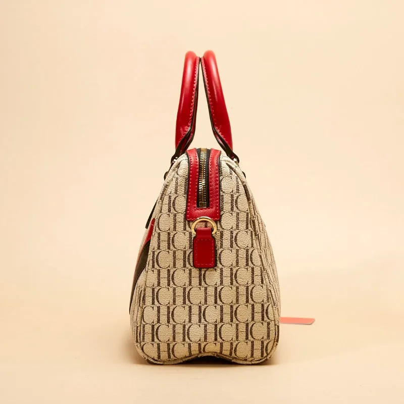 Classic Women  Large Capacity Boston Handbags
