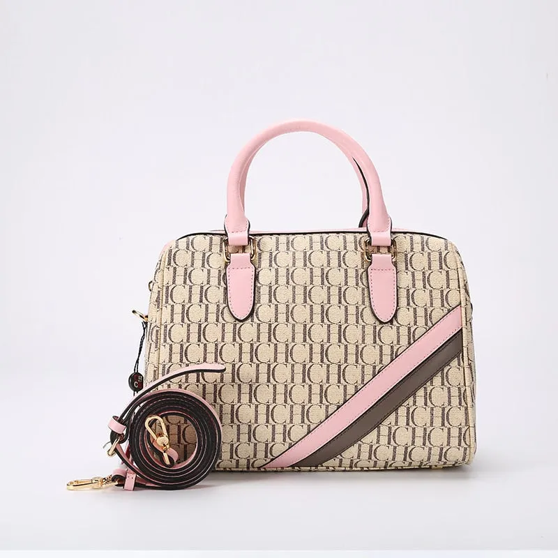 Classic Women  Large Capacity Boston Handbags