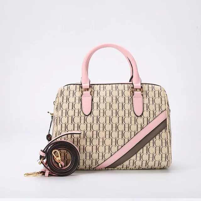 Classic Women  Large Capacity Boston Handbags