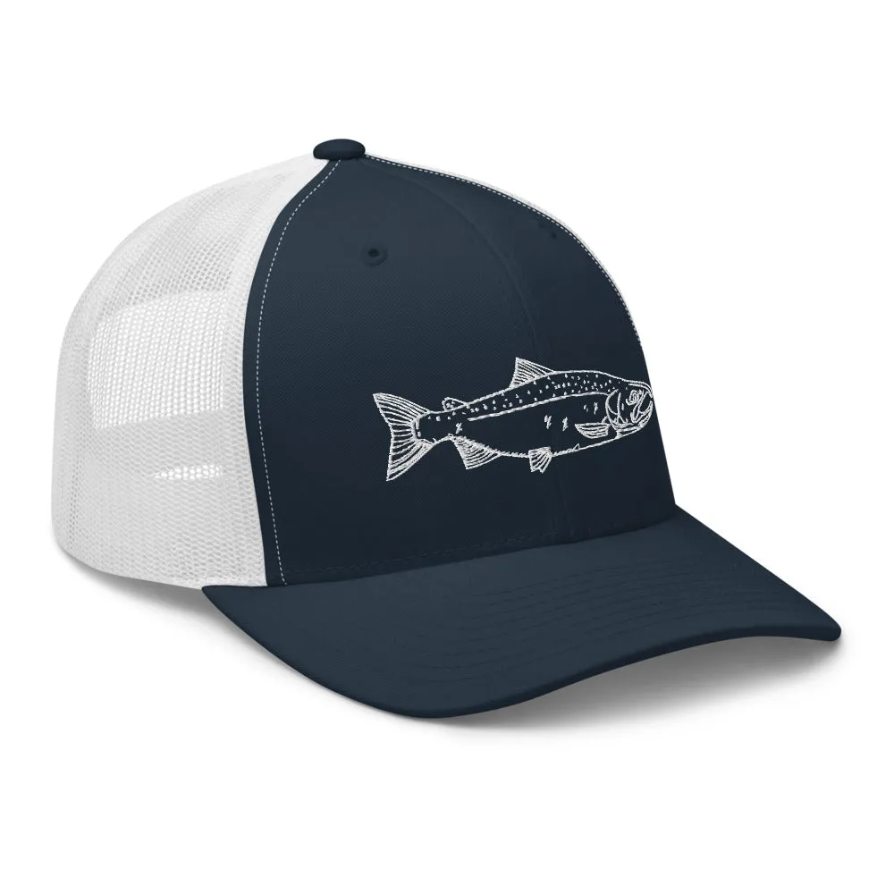 Coho Salmon Trucker Hat
