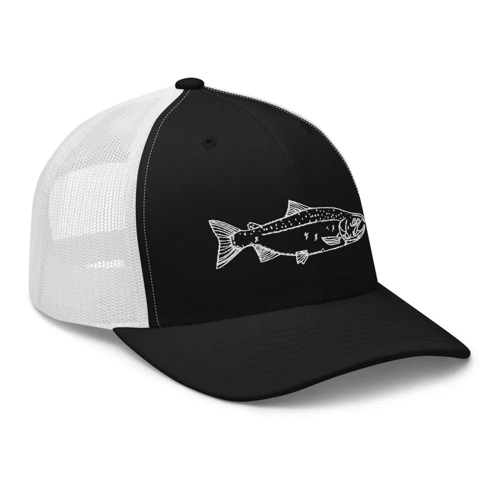 Coho Salmon Trucker Hat