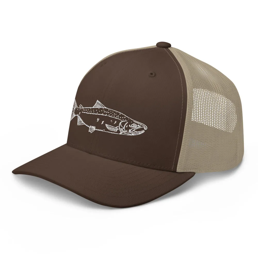 Coho Salmon Trucker Hat