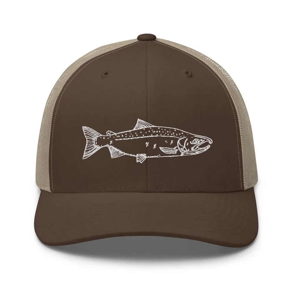 Coho Salmon Trucker Hat