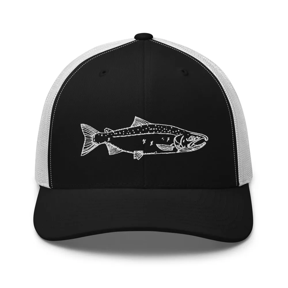 Coho Salmon Trucker Hat