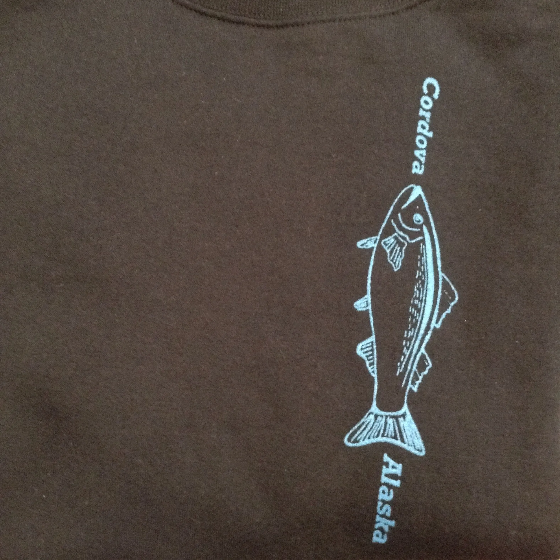 Cordova Alaska Salmon Sweatshirt
