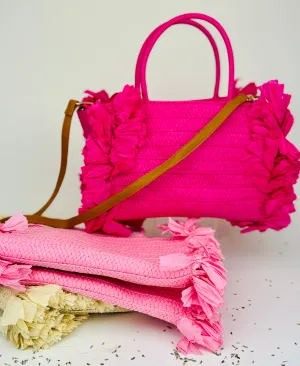 Darling Sarah Mini Rafia Tote | Resort Wear Tote Bag