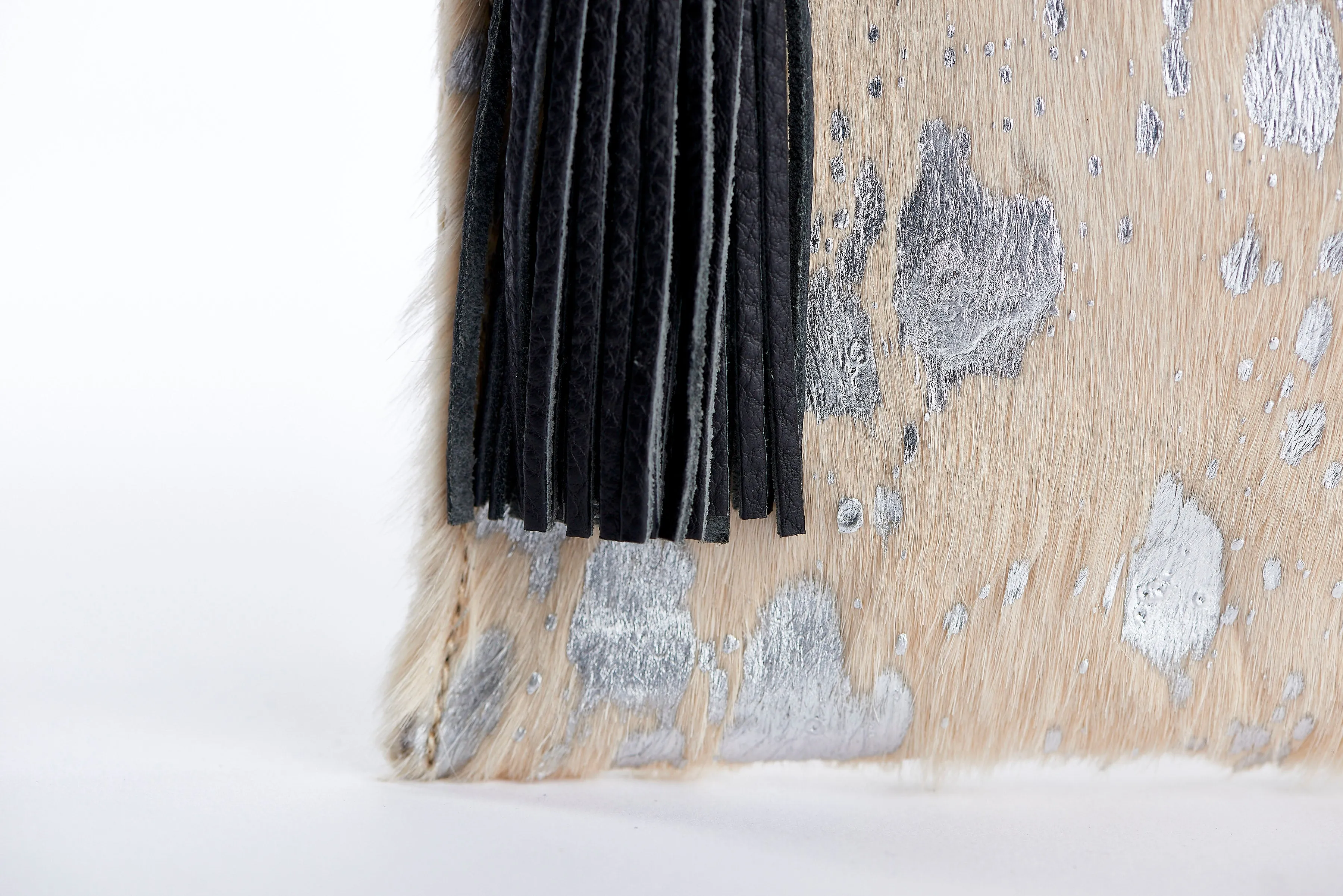 Desert Rain Blonde Cowhide Clutch