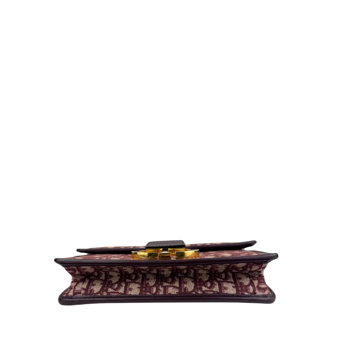 Dior Burgundy 30 Montaigne Bag