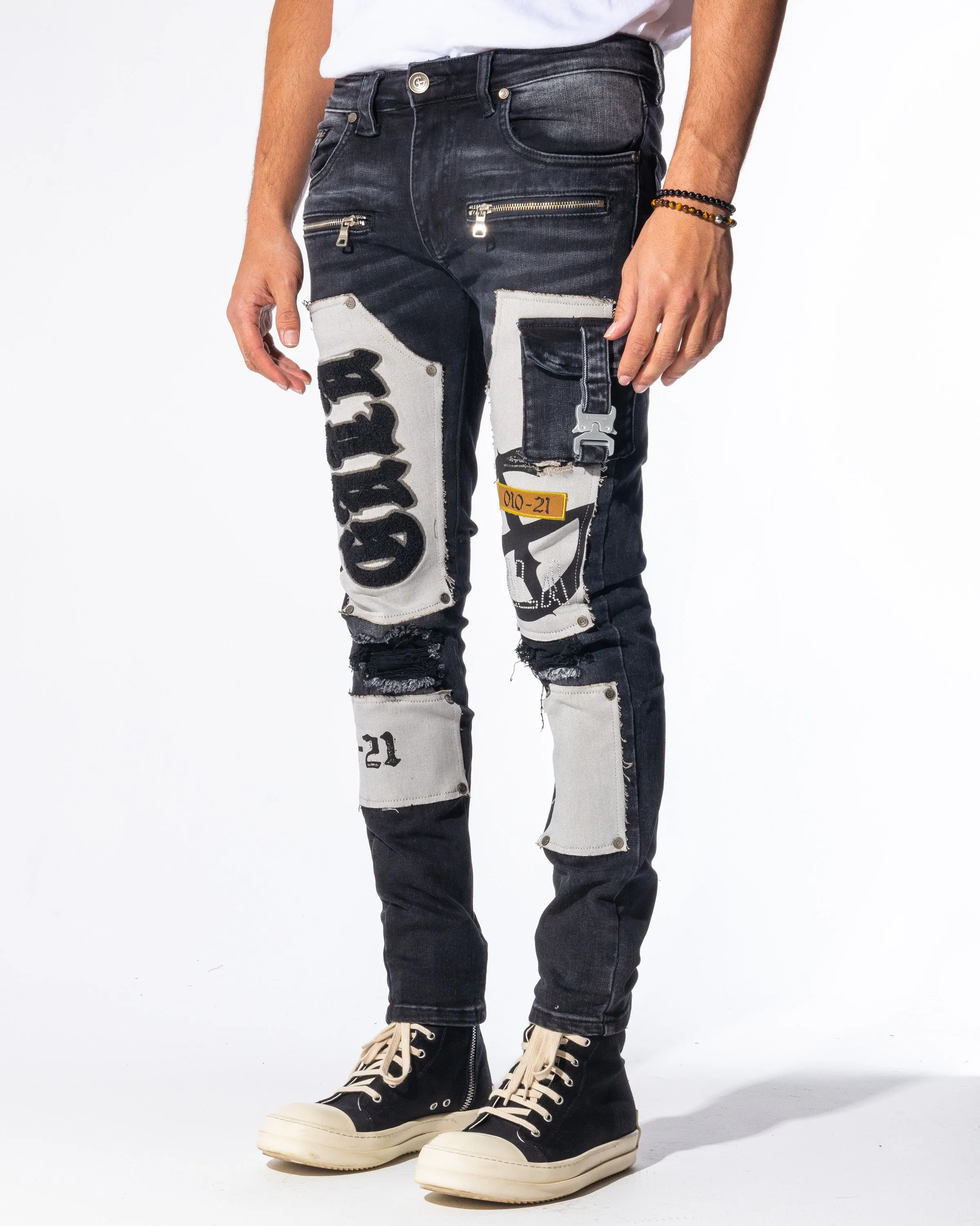 DOOMSDAY DENIM (JET BLACK/CHARCOAL)