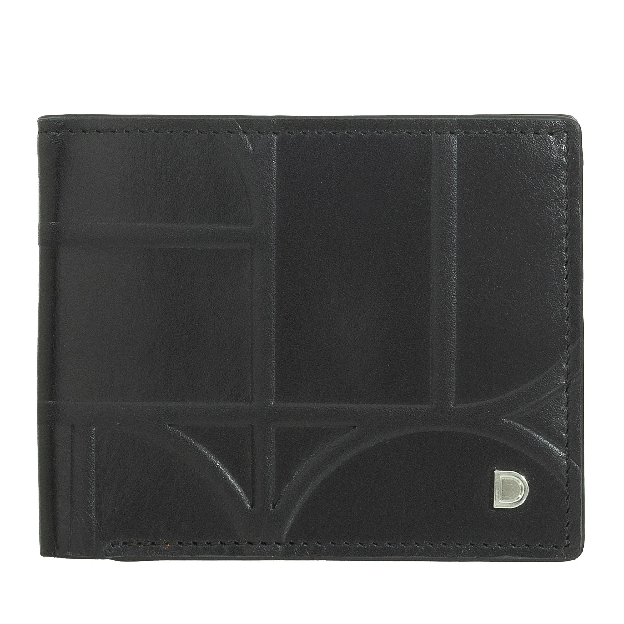 Dudu Men's Slim Printed Leather Wallet with RFID protection - Compact, elegant, small size - Credit cards wallets with tackles