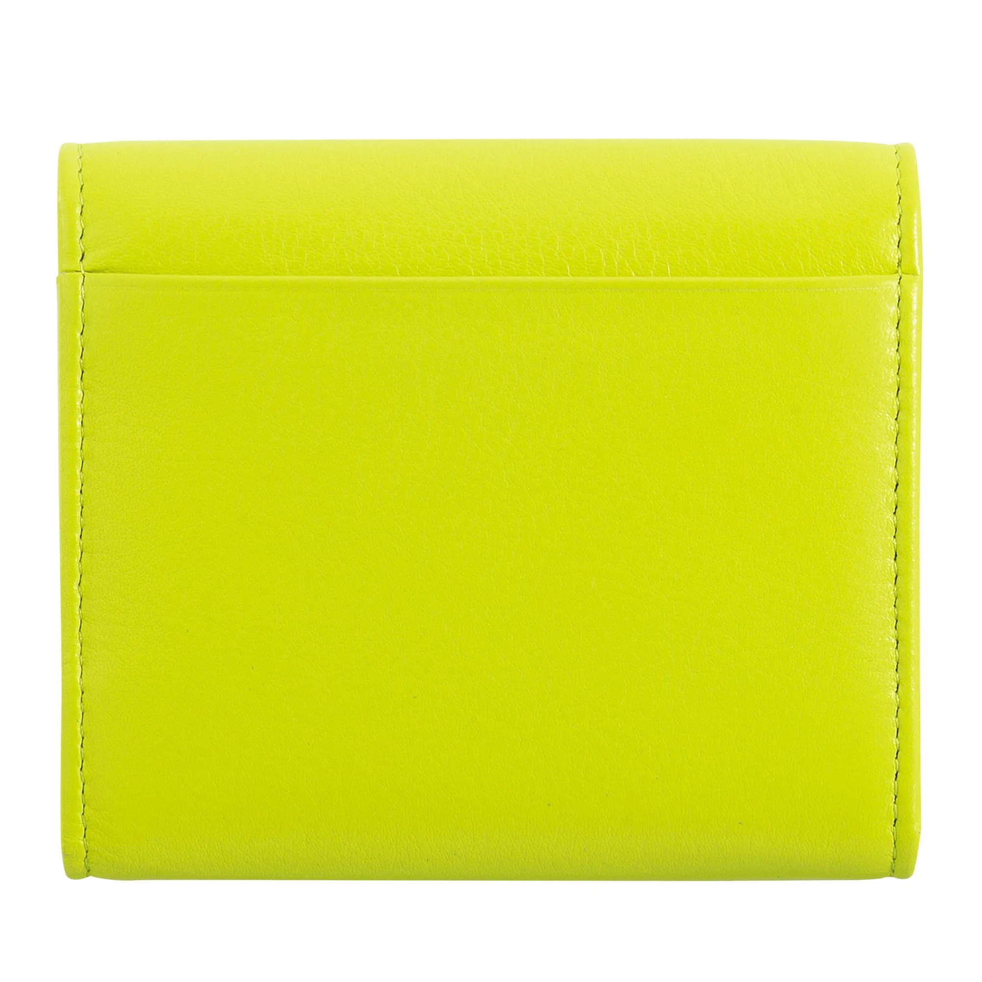 DUDU Mini Women's Slim Portfolio In Vera Leather with Zip holder, button closure, compact colored wallets