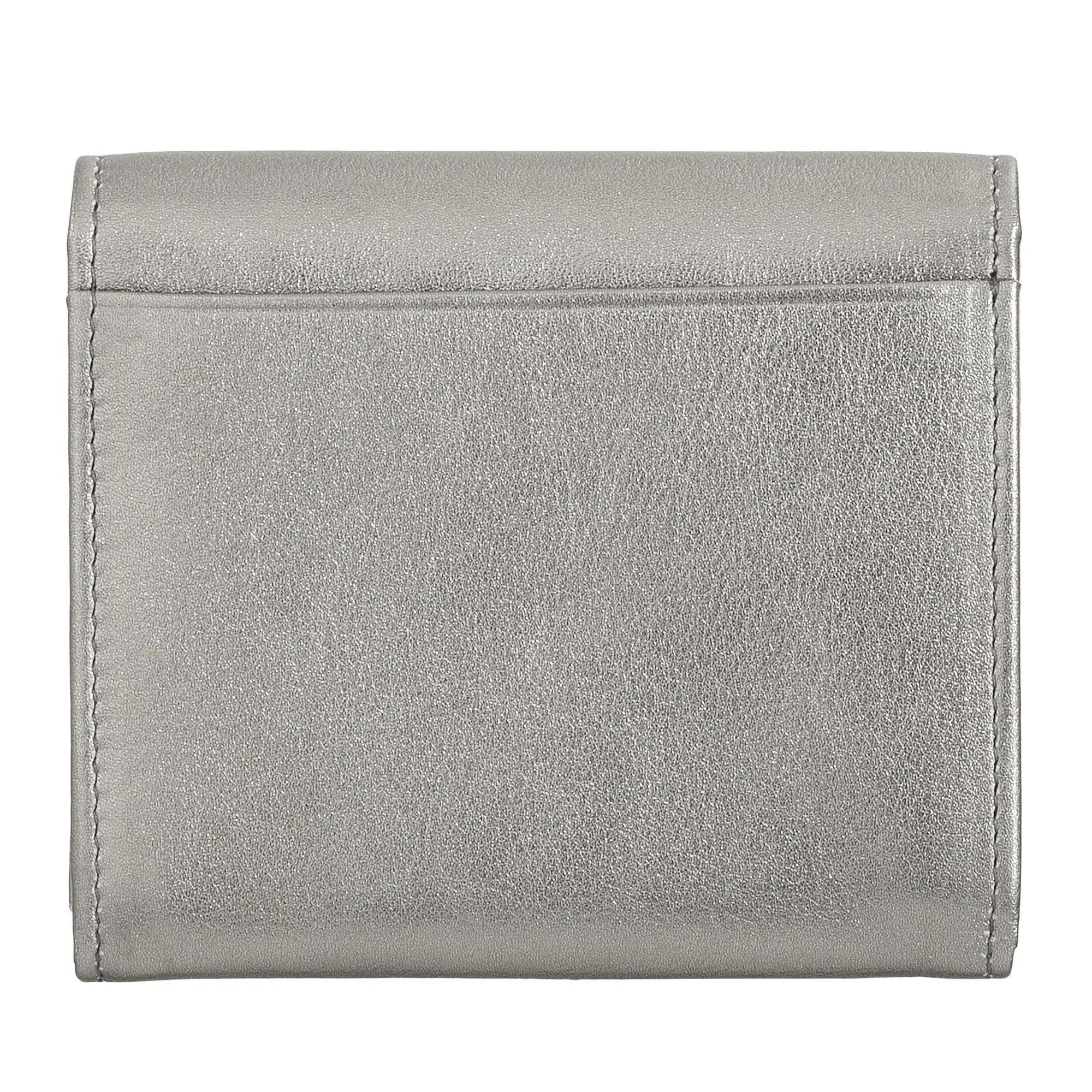 DUDU Mini Women's Slim Portfolio In Vera Leather with Zip holder, button closure, compact colored wallets