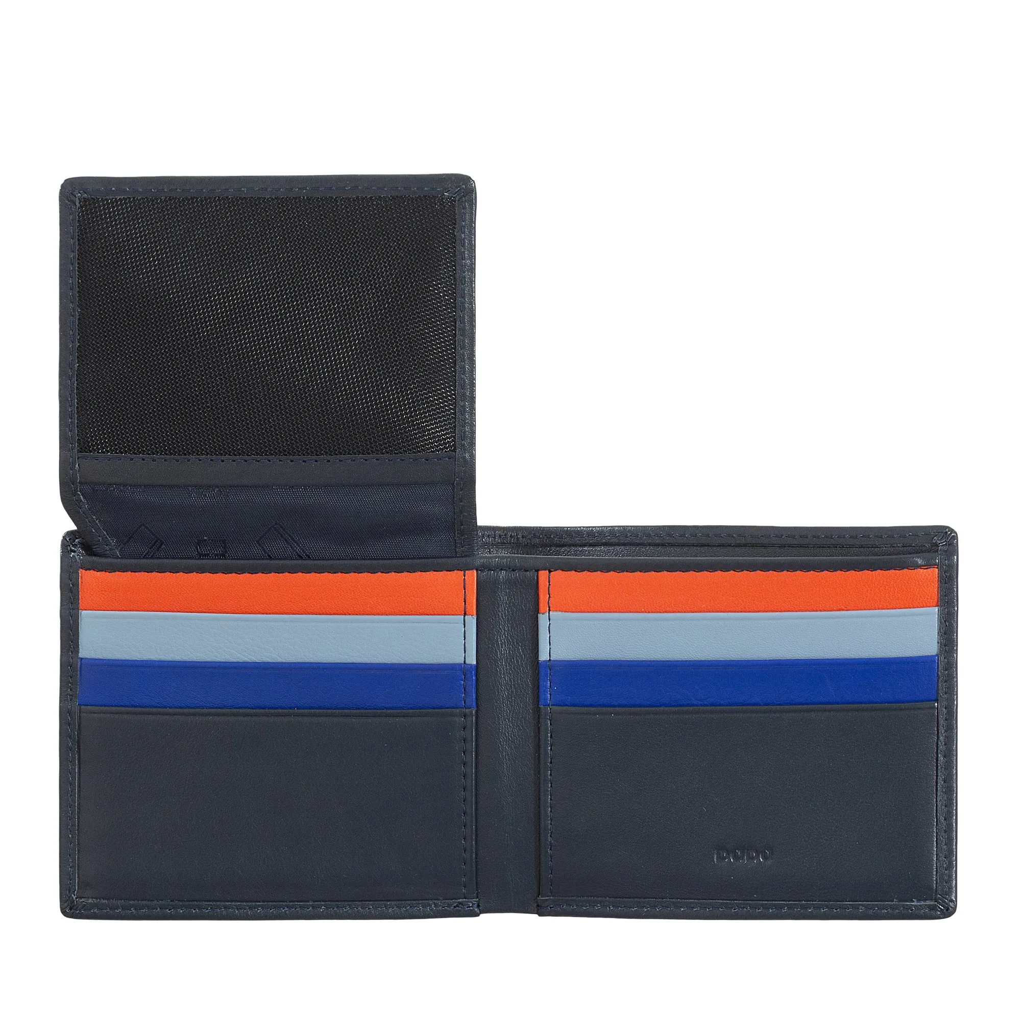 DUDU Small RFID Men's Wallet In Multicolor Leather Card Card Card
