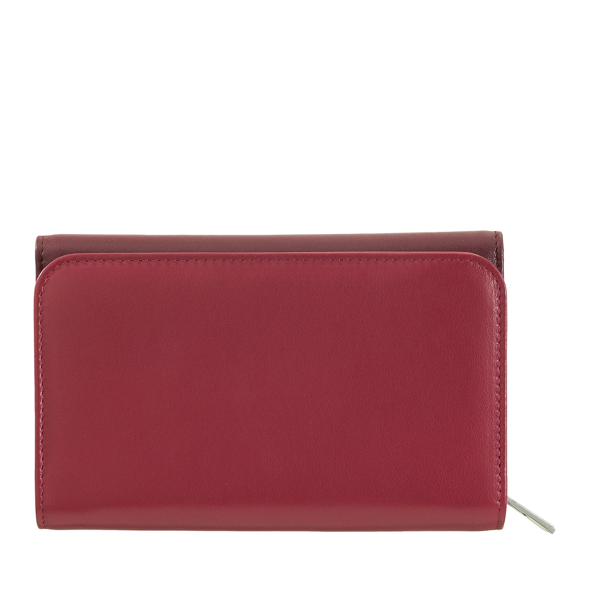 Dudu Women's Wallet In Colored Soft Leather, Bags with Keep Liest Doors, 12 Card Card holders, Multicolor