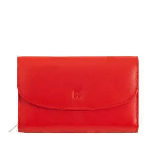 Dudu Women's Wallet In Colored Soft Leather, Bags with Keep Liest Doors, 12 Card Card holders, Multicolor