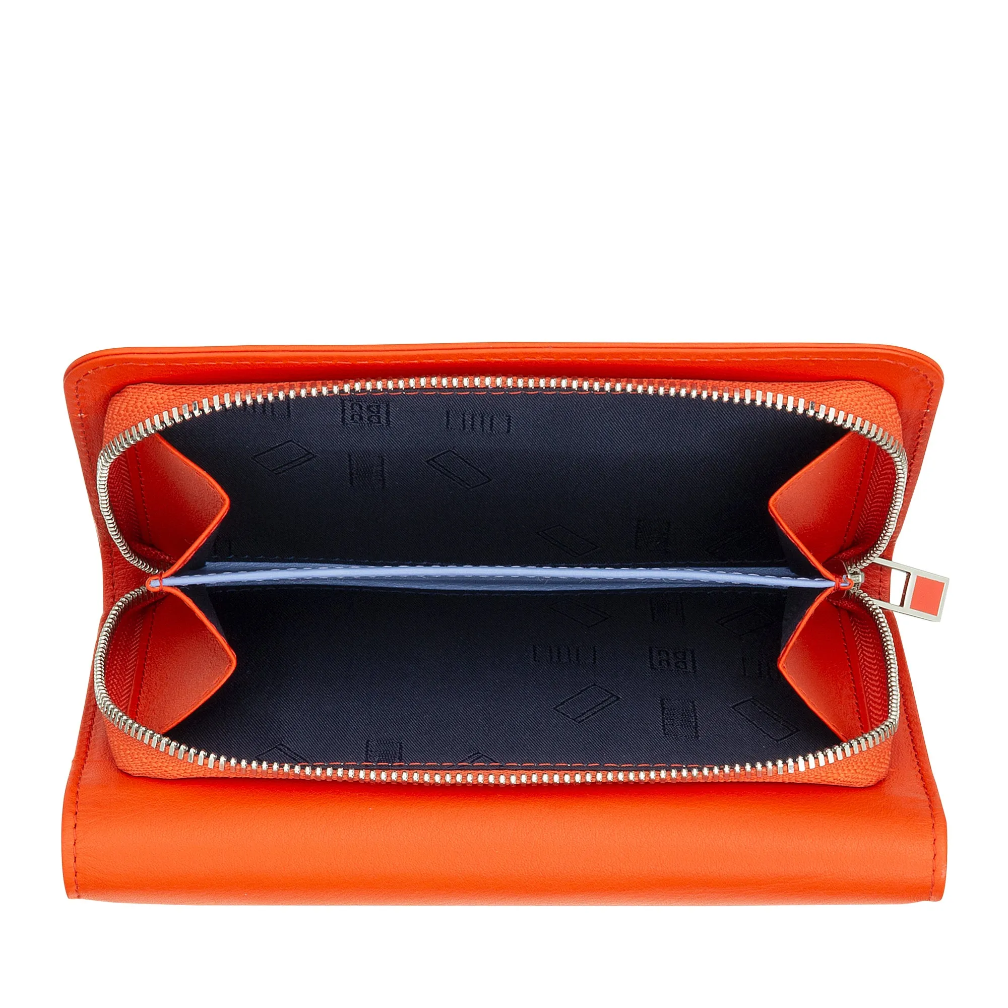 Dudu Women's Wallet In Colored Soft Leather, Bags with Keep Liest Doors, 12 Card Card holders, Multicolor