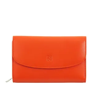 Dudu Women's Wallet In Colored Soft Leather, Bags with Keep Liest Doors, 12 Card Card holders, Multicolor