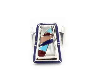 Edge Inlay Wedge Ring