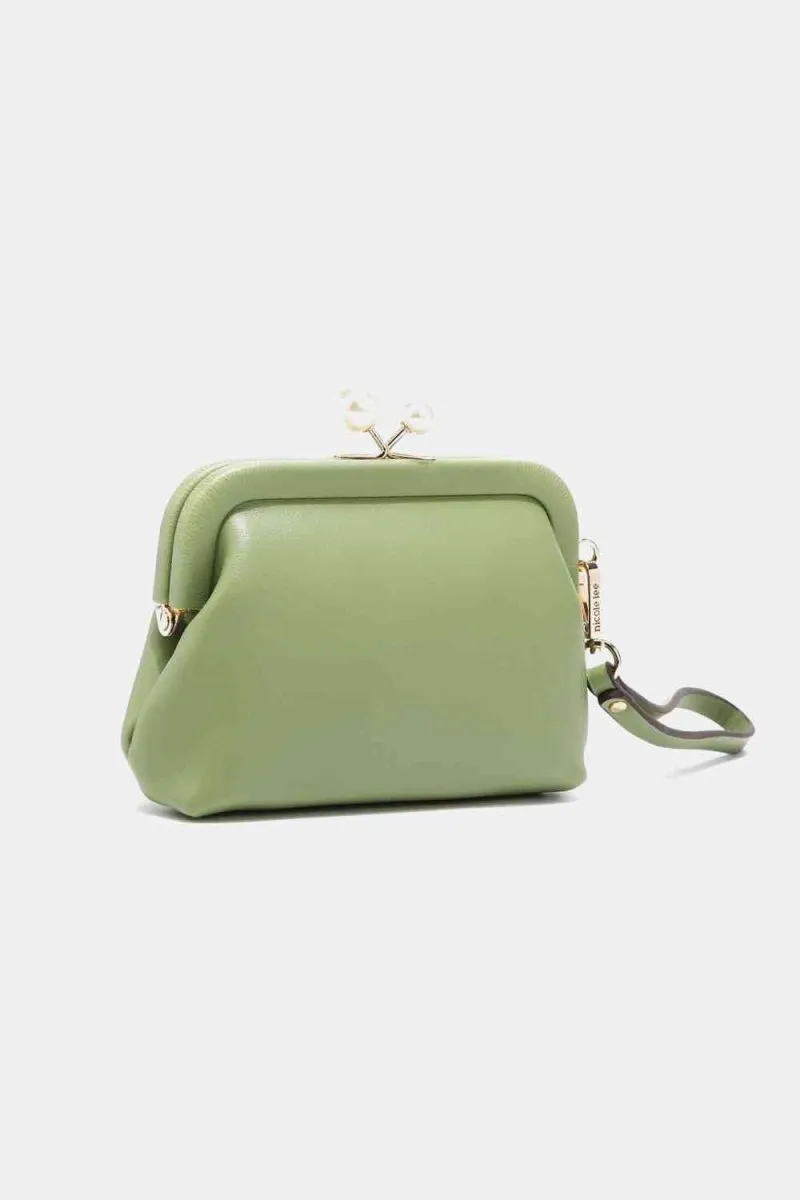 Elise Pearl Vegan Leather Coin Purse