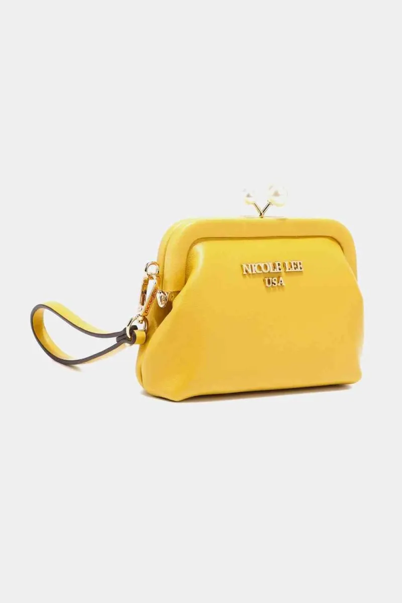 Elise Pearl Vegan Leather Coin Purse