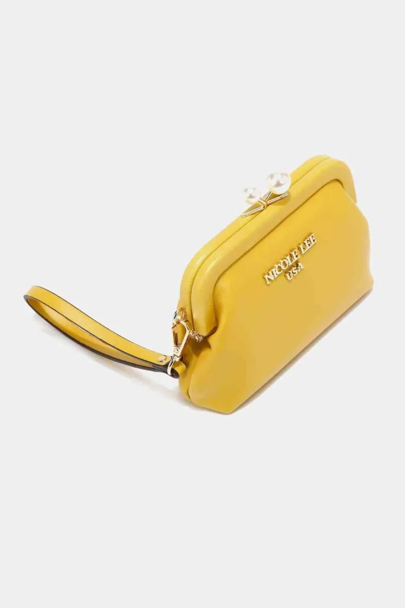Elise Pearl Vegan Leather Coin Purse