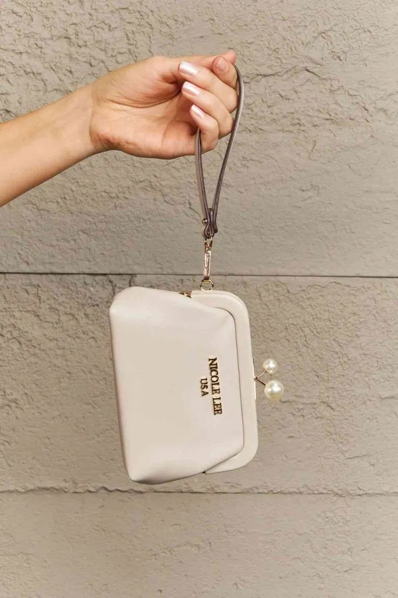 Elise Pearl Vegan Leather Coin Purse