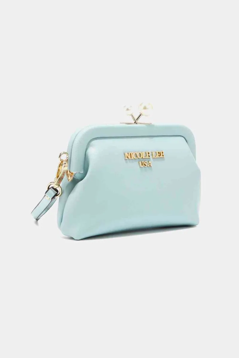 Elise Pearl Vegan Leather Coin Purse
