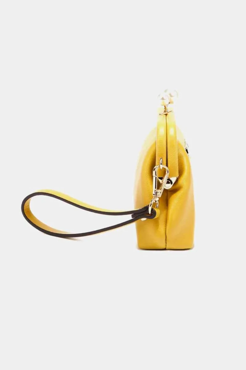 Elise Pearl Vegan Leather Coin Purse