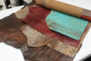 EMBOSSED LEATHER BUNDLE - 15 - 25 sq.ft. - Embossed Leather 3 - 4 Colors