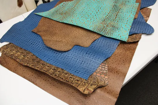 EMBOSSED LEATHER BUNDLE - 15 - 25 sq.ft. - Embossed Leather 3 - 4 Colors