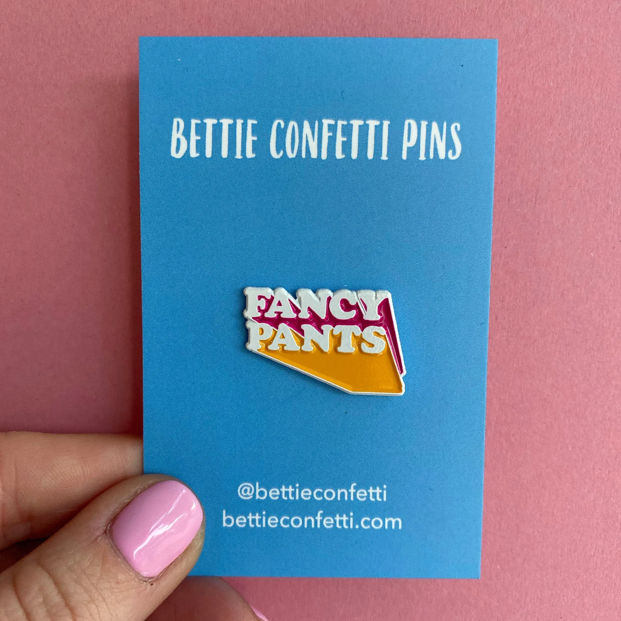 Fancy Pants Enamel Pin