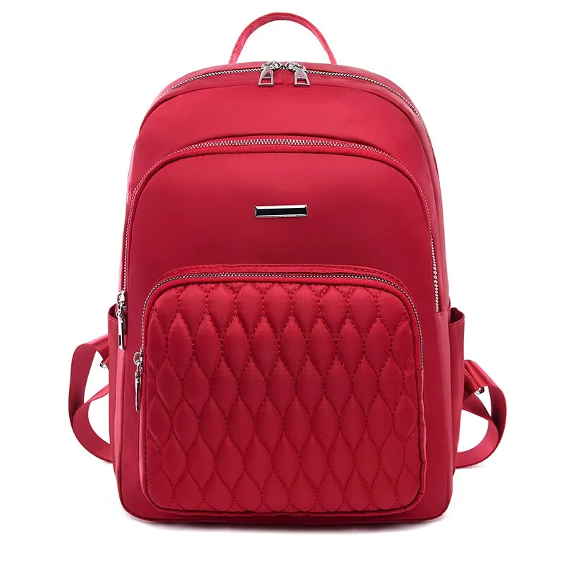 Fashion Casual Women Travel Backpack Pretty Style Girls School Book Backpack High Quality Durable Soft Fabric Women&#39;s Backpack