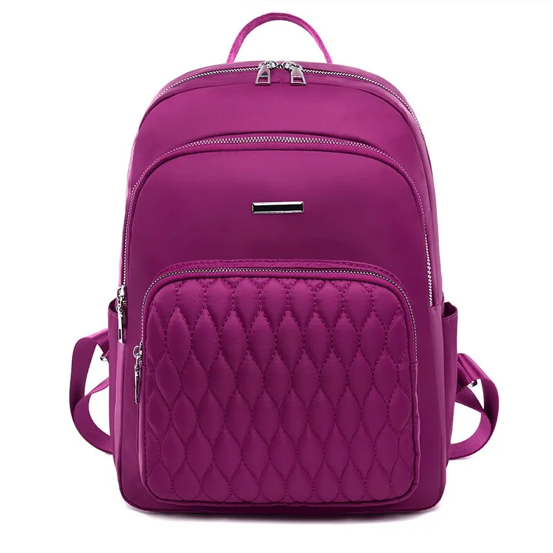Fashion Casual Women Travel Backpack Pretty Style Girls School Book Backpack High Quality Durable Soft Fabric Women&#39;s Backpack